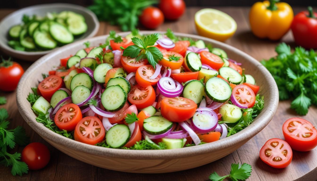 Taze Çoban Salatası: Sağlıklı ve Lezzetli Bir Seçenek