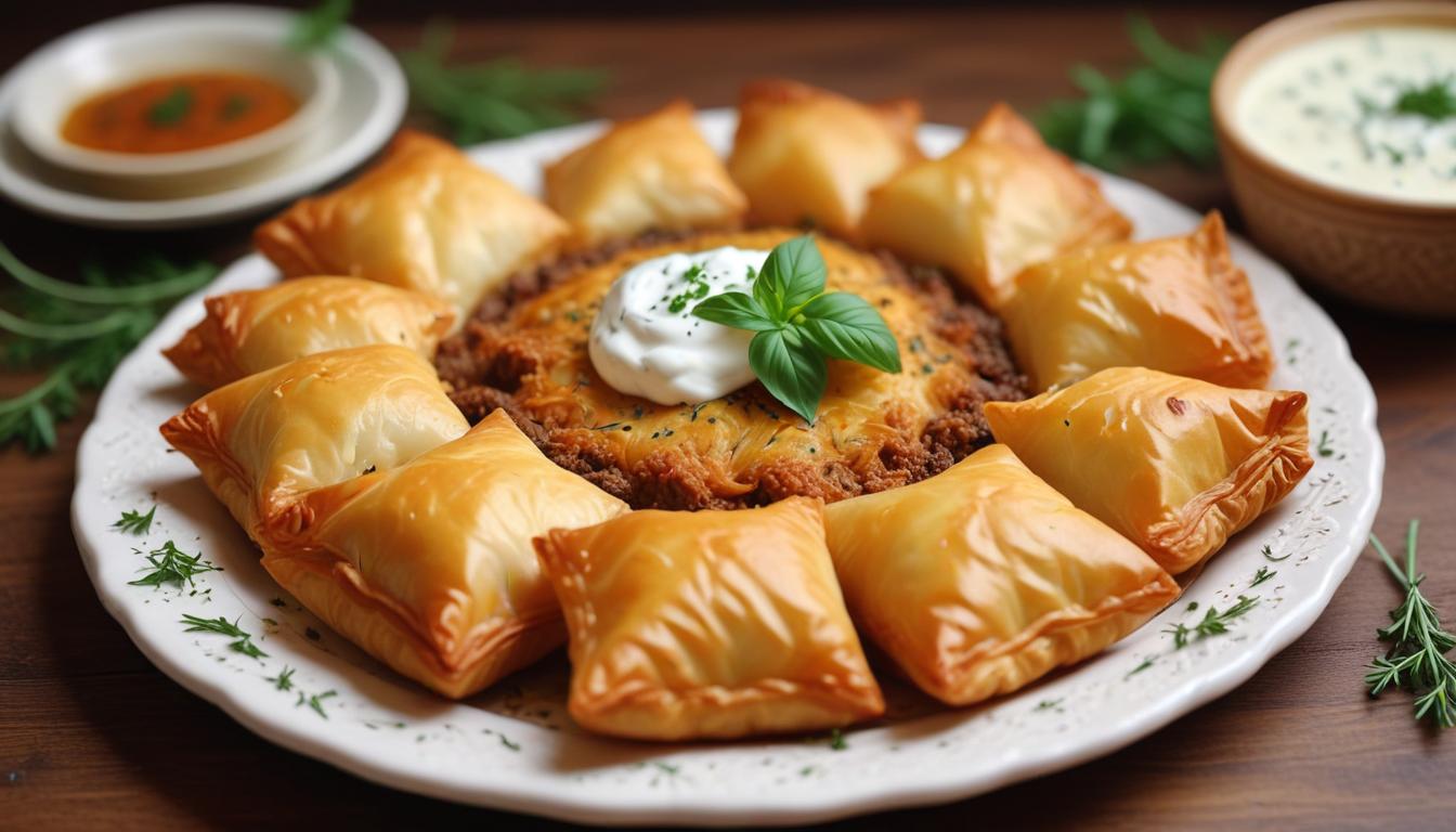 Konya Usulü Sıcacık Tepsi Böreği